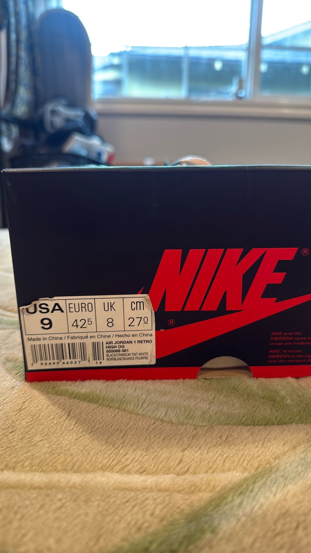 Air Jordan 1 Retro Crimson Tint