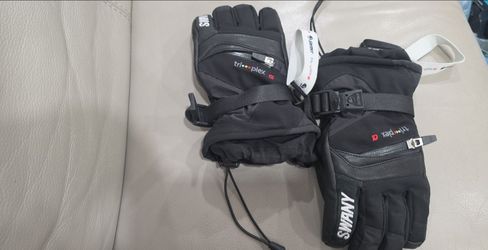 SWANY Ladies SX-20 Sports Moisture-Wicking Quick-Drying Warm Durable Flexible Leather Winter Gloves Small