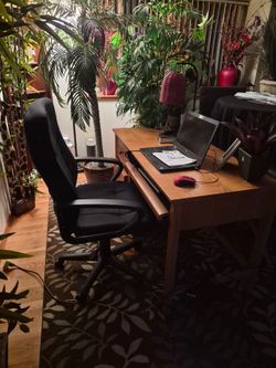 Desk and chair