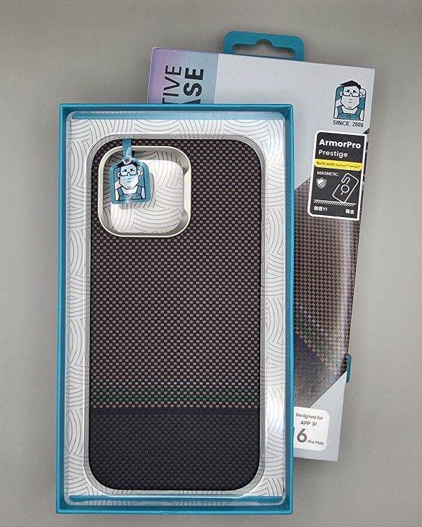 Benks Aramid Carbon Fiber Armor Pro Prestige Case – iPhone 16 Pro Max – Brand New
