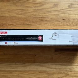 Delta Flynn FLY25-DN Brushed Nickel 24" Double Bath Towel Bar