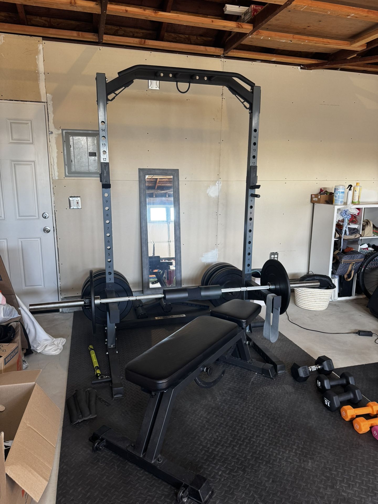 Home Gym Squat Rack And Weights