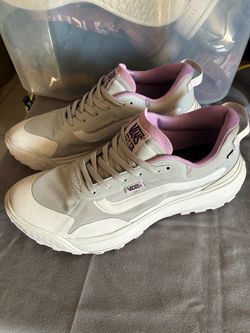 Vans Low-Top Sneakers Gray and Pink