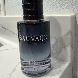 Sauvage Eau de Toilette. Over 1/2 Full. $45