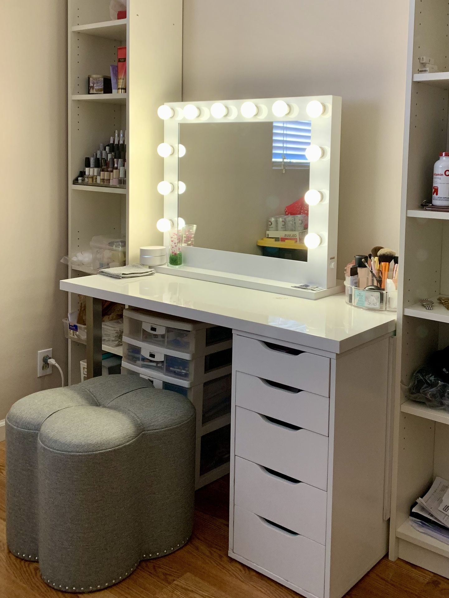 Vanity Mirror with Dimmable Lights