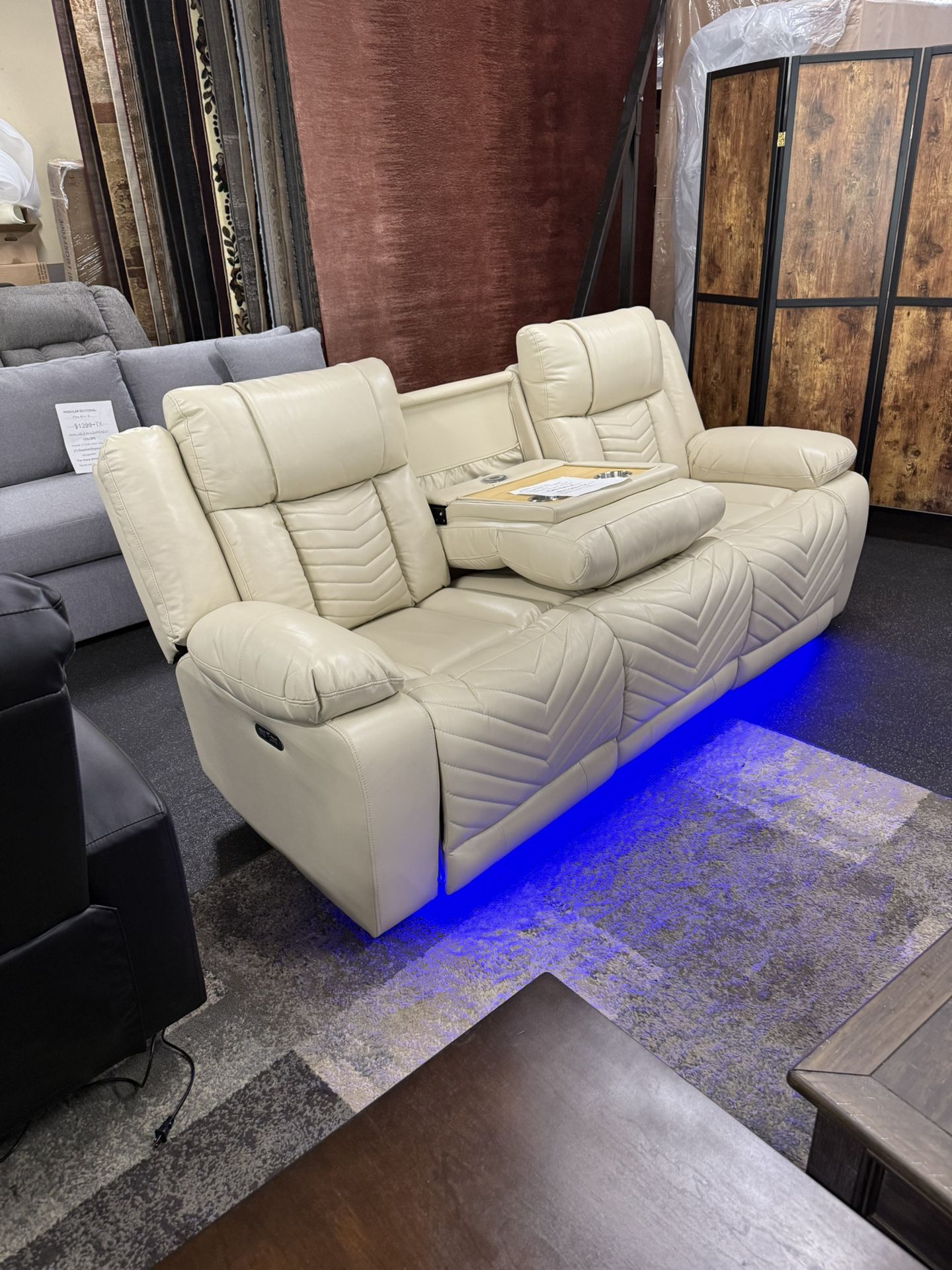 Power Reclining Sofa & Power Reclining Love Seat On Sale