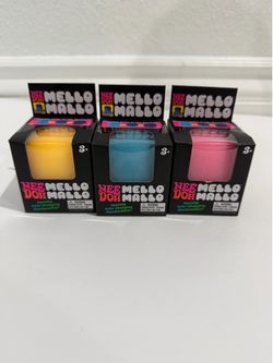 Needoh Mello Mallo Color Changing 100% Authentic Brand New $18 each pick color Pink OR Yellow