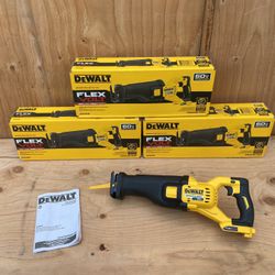 Dewalt Sawzall Flex Volt 60v Brushless Reciprocating Saw Model DCS389(Tool Only)