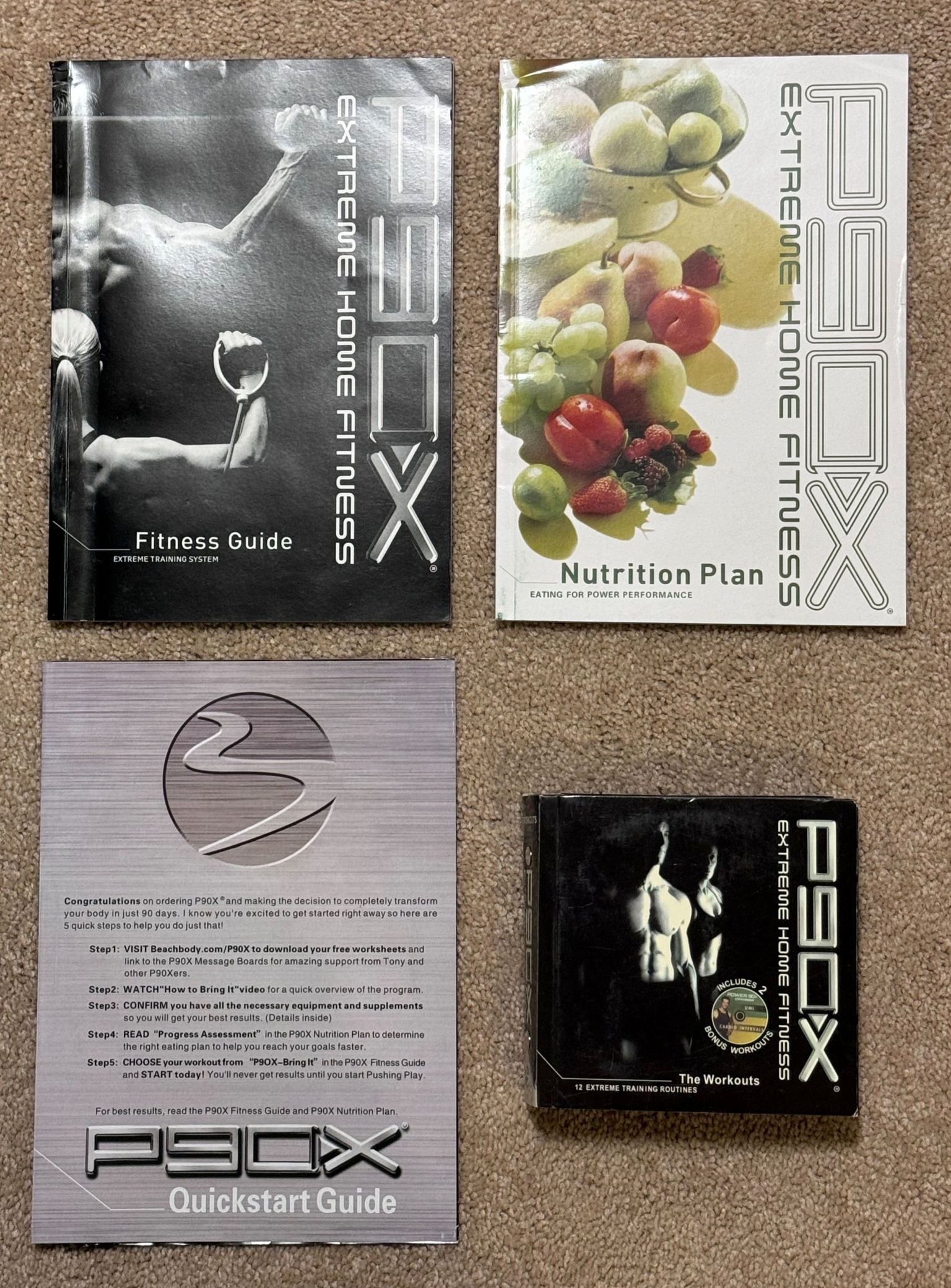 P90X Extreme Home Fitness Workouts with Tony Horton - 12-DVD Set