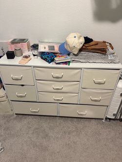 White dresser