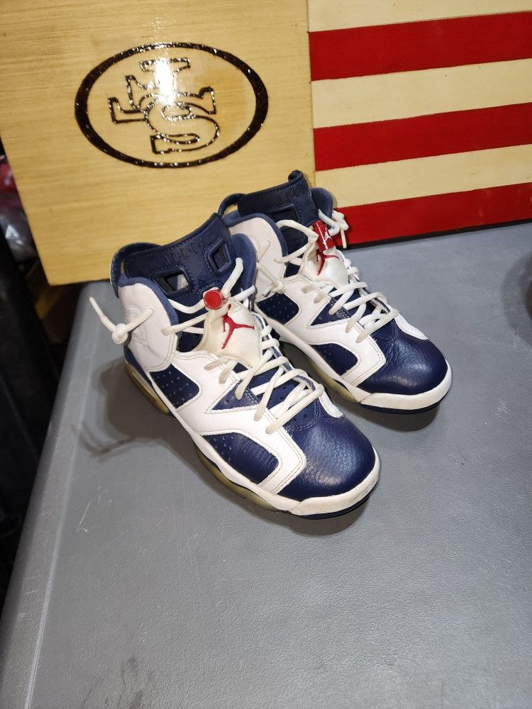 Nike Air Jordan 6 Retro Olympic 2012 Size 5.5Y