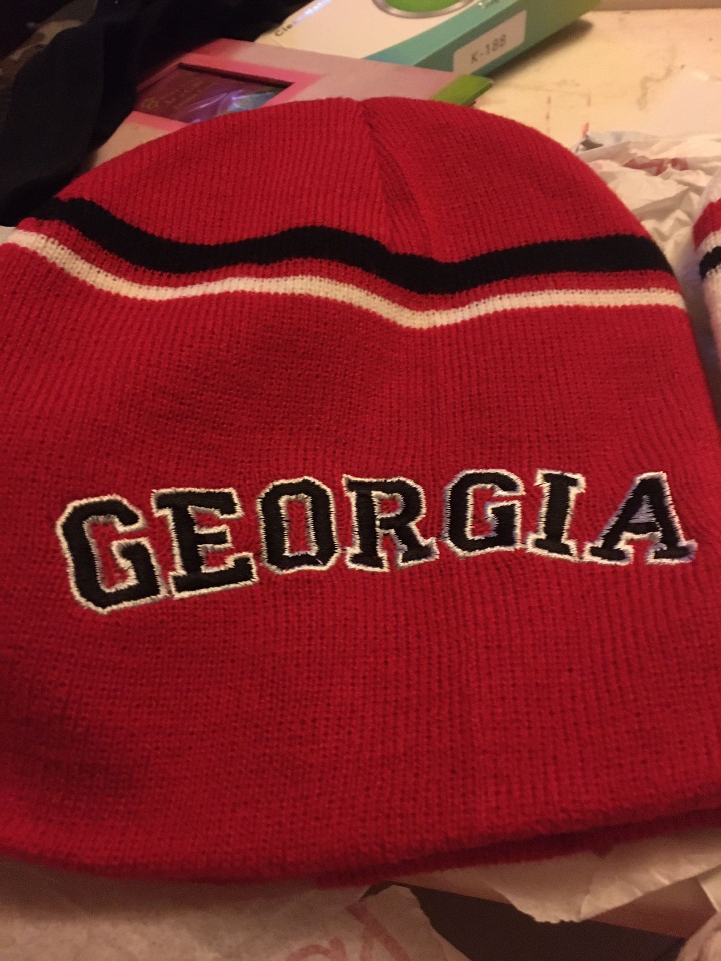 Georgia bulldog stocking hats