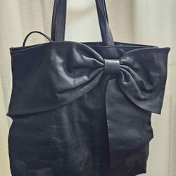 Big Tote Leather Bag with inner pocket