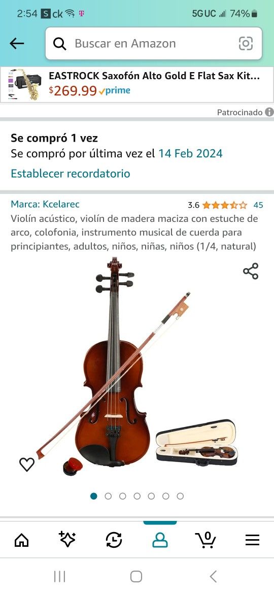 Violin De Madera