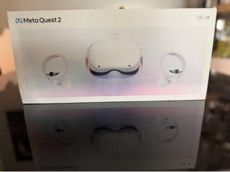 OCULUS QUEST 2, WITH BOX & CHARGER INCLUDED! ⚪️2️⃣