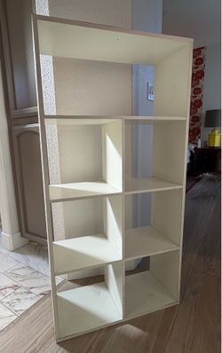 White Cube Organizer Shelf / Bookshelf Storage Unit