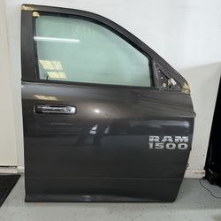 09-24 DODGE RAM 1500 CREW CAB DOOR ASSEMBLY FRONT RIGHT PASSENGER GRAY PAU