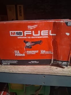 Milwaukee  grinder  new