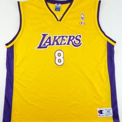 Vintage Champion Los Angeles Lakers Kobe Bryant Basketball Jersey Size Men's 48