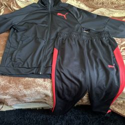 Puma Sweatsuit Outfit Size Men Large 