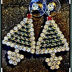 Xmas Rhinestone EarRings