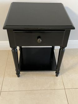 Black Nightstand