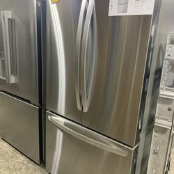 Refrigerator Counter- Depth French Door With Internal Water Dispenser Stainless- Take It Today For Zero Down 3 Months No Interest Ask For Details