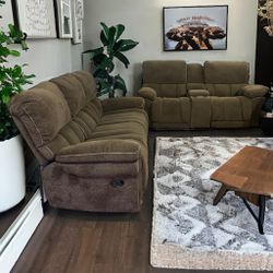 Recliner Couch And Loveseat Sofa Set **ALL NYC DELIVERY**