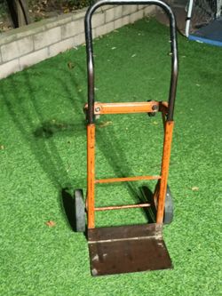 Vintage Convertible 4-Wheel Hand Truck / Dolly – Heavy Duty Steel