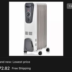 Electric Portable Oil Filled Space Heater