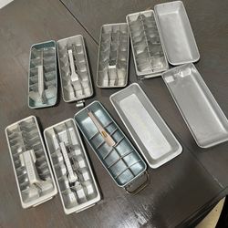 Vintage Aluminum Ice Trays
