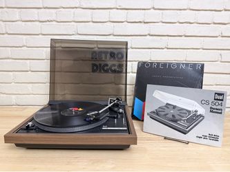 Vintage Dual CS-504 Turntable w/Orig Manual (new belt)