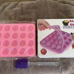 20 Cavity Silicone Cake/Candy Pop Mold