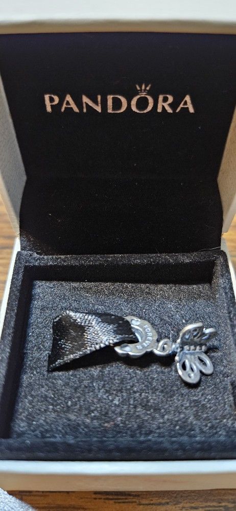 New Pandora Butterfly Charm In Pandora Box