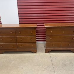 Simple Vintage Solid Wood Dressers