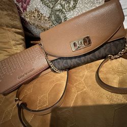 Michael Kors  Crossbody  And Wallet 