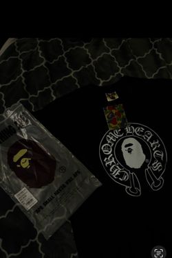 bape x chrome hearts shirt