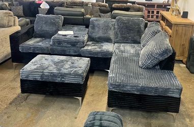 NEW SECTIONAL SOFA WITH OTTOMAN AND FREE DELIVERY ORDER HERE PAY ON ARRIVAL