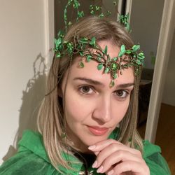 Beautiful Forest Tiara with Bronze Charms