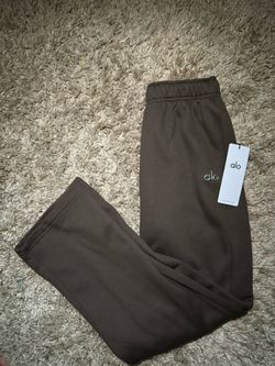 Alo Accolade Straight Leg Sweatpants- Espresso Brown Size S Men’s Brand New