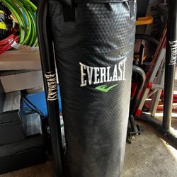 Punching Bag With Stand And Speed Bag 