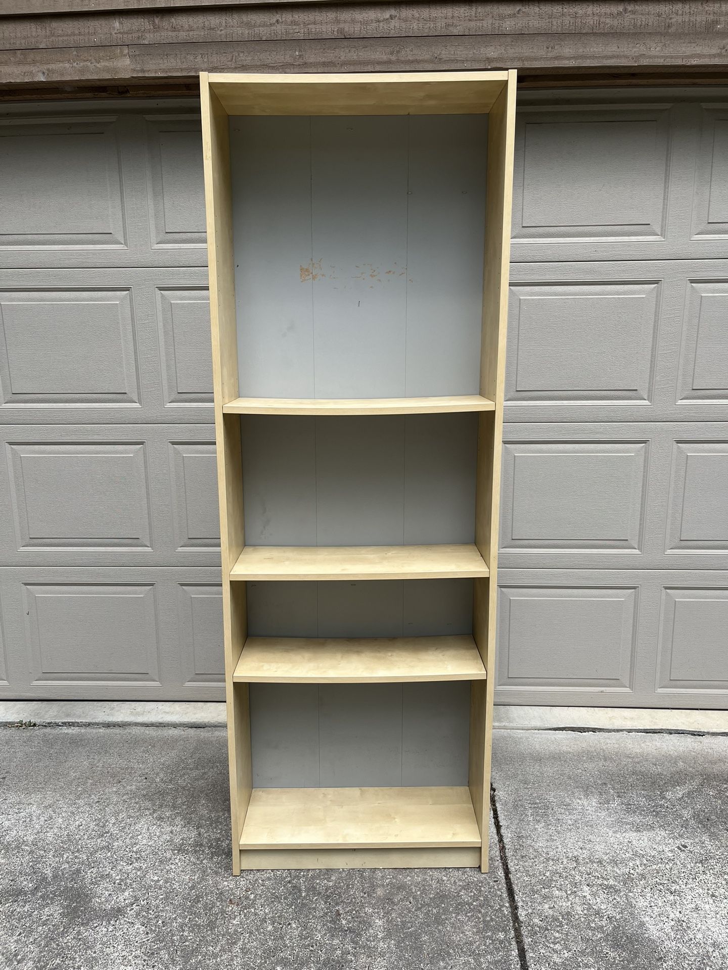 4 shelf unit. 77” tall