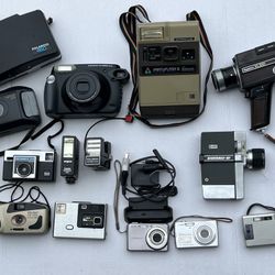  Vintage Camera Lot - 14 Items 