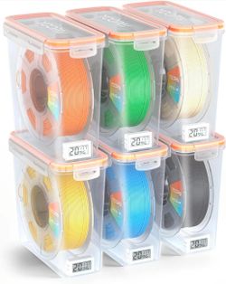 YOOPAI Pro Filament Storage Box with Temperature & Humidity Monitor, Airtight Filament Storage Container with Desiccant for 1KG 1.75mm PLA ABS PETG TP