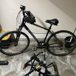 Schwinn Mountain Bike with Bike Rack