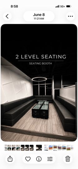 Seating booths