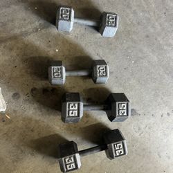 Dumbbells 20 & 35 Lbs