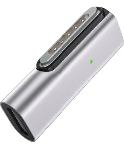 140W PD Quick Charge USB C to Magnetic 3 Adapter, Type-C to Mags 3 Converter with LED Indicator Light for MacBook Pro 2025/2024/2023/2021 (M1/M2/M3/M4