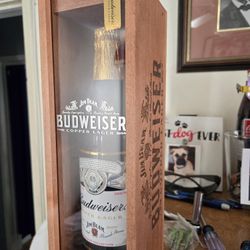 BUDWEISER GLASS BOTTLE