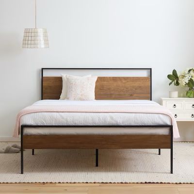 Wood And metal Bed Frame  ( King )